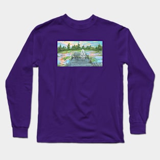 Ray the Ghost Takes in the View Long Sleeve T-Shirt